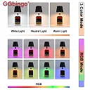 Wine Bottle Light, Cordless Rechargeable LED Bottle Lamp Head with Touch Control, Warm-to-Cool or RGB Color Changing, Bar & Party Decor