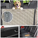 Dog Seat Cover for Back Seat, Waterproof Dog Car Hammock for Trucks & SUVs, Rear Seat Protector in Standard & XL Sizes, Black