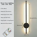 Magnetic Rechargeable Wall Lamp, 20 Inch Battery Operated LED Wall Sconce, Wire-Free Dimmable Linear Wall Light for Hallway & Bedroom