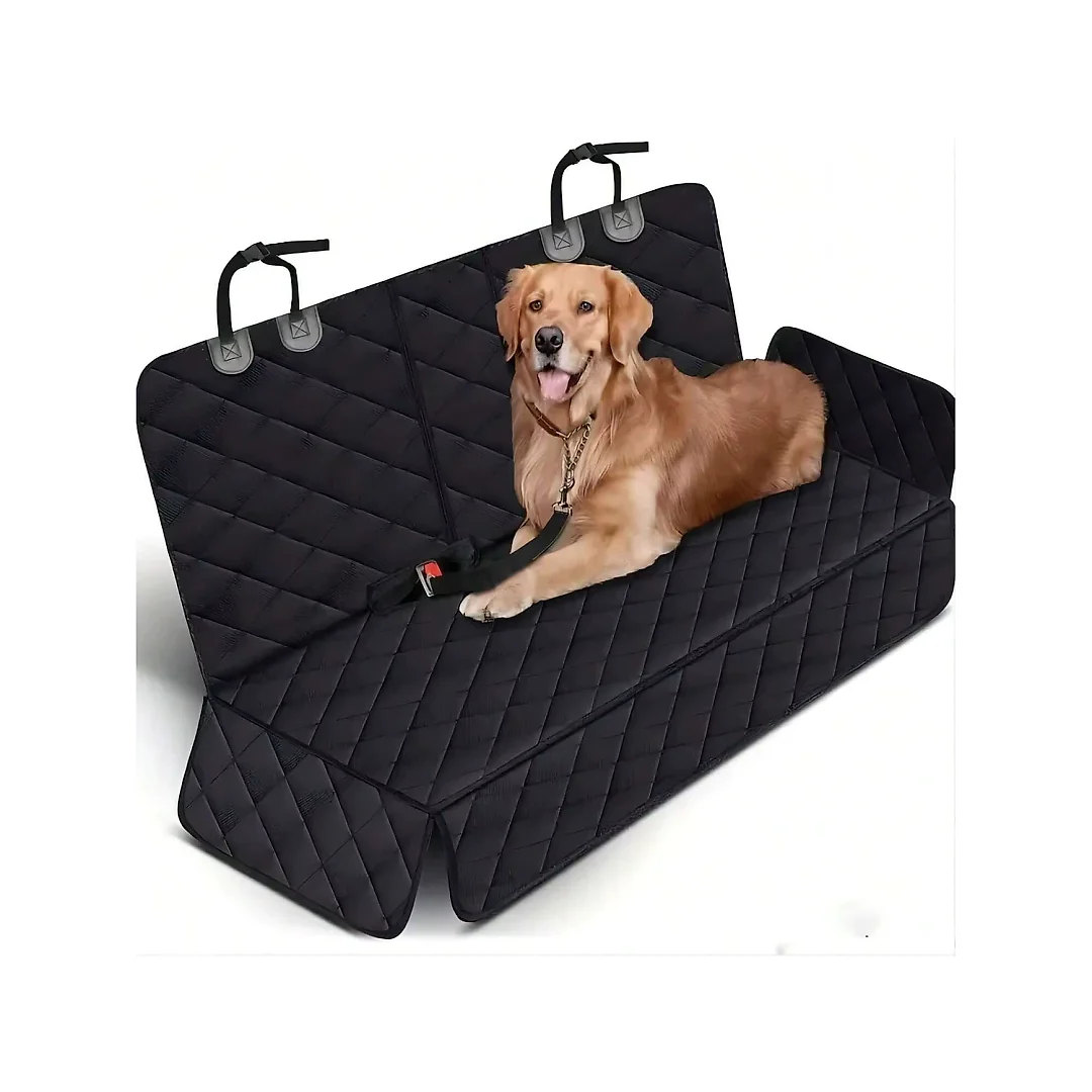 Dog Seat Cover for Back Seat with Armrest Opening, Waterproof Nonslip Dog Hammock for Car, 56 x 50 in Rear Seat Protector