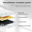 Cordless Cat Water Fountain 3L, 4000mAh Battery Pet Fountain with Motion Sensor & Stainless Steel Tray, Ultra-Quiet, Black