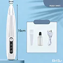 Dog Paw Trimmer with LED Light, Cordless Low-Noise Dog Trimmer for Paws, Face & Ears, Rechargeable Water-Resistant Pet Clipper