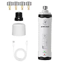 Dog Nail Grinder Kit with LED Light, Quiet Rechargeable Dog Nail Trimmer with Extra Grinding Heads for Dogs & Cats
