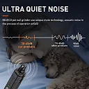 Professional Dog Nail Grinder with 2 LED Lights, Quiet Rechargeable Dog Nail Trimmer with Dust Cap for Dogs & Cats