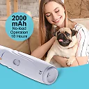 Dog Nail Grinder Rechargeable, Quiet 2-Speed Electric Dog Nail Trimmer for Small, Medium & Large Dogs, Gentle Paw Grooming