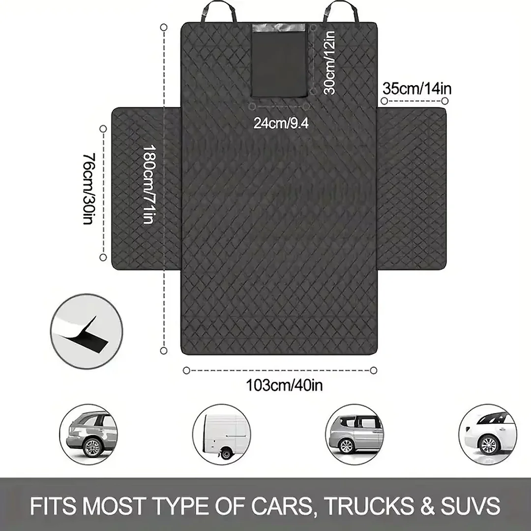 Dog Cargo Liner for SUV, Waterproof Trunk Cover for Dogs, Durable Wear-Resistant Cargo Protector Mat, Easy Install