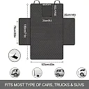 Dog Cargo Liner for SUV, Waterproof Trunk Cover for Dogs, Durable Wear-Resistant Cargo Protector Mat, Easy Install