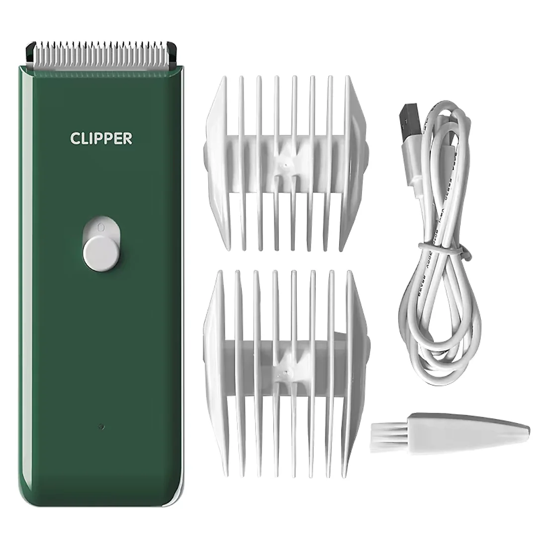 Low Noise Dog Clippers, Cordless Rechargeable Pet Hair Trimmer for Dogs, Cats & Puppies, Lightweight Home Grooming Clipper