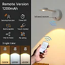 Motion Sensor Spotlight Indoor, Rechargeable Wireless LED Accent Lights for Art & Shelves, 3 Color Temperatures, 2-Pack or 4-Pack