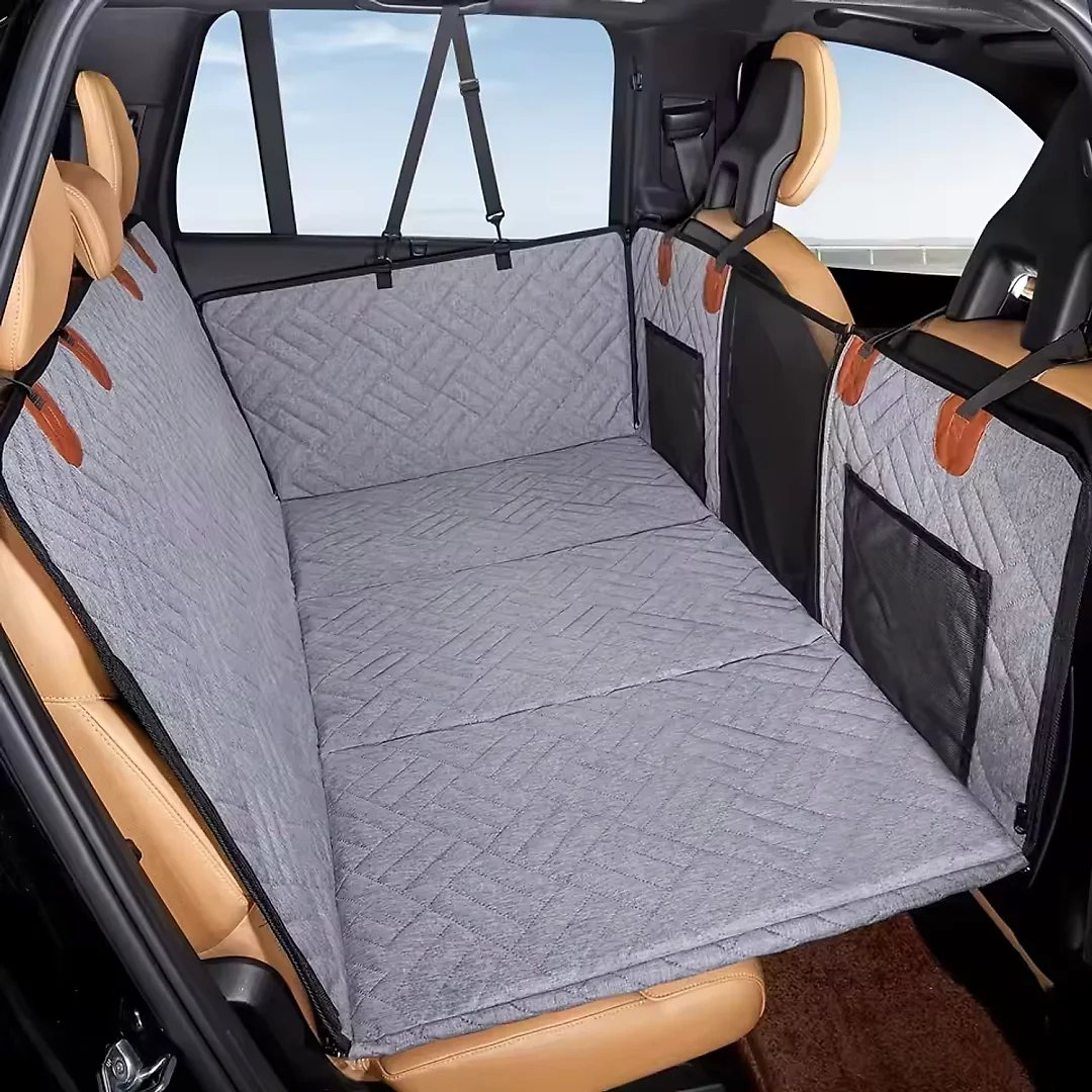 Dog Car Seat Cover Hammock, Waterproof Scratchproof Back Seat Protector, Nonslip Soft Dog Seat Cover for Cars & SUVs