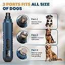 Dog Nail Grinder 5-Speed, Quiet Rechargeable Pet Nail Trimmer for Dogs & Cats, Professional Paw Care Tool