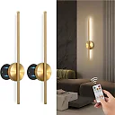 Magnetic Rechargeable Wall Lamp, 20 Inch Battery Operated LED Wall Sconce, Wire-Free Dimmable Linear Wall Light for Hallway & Bedroom