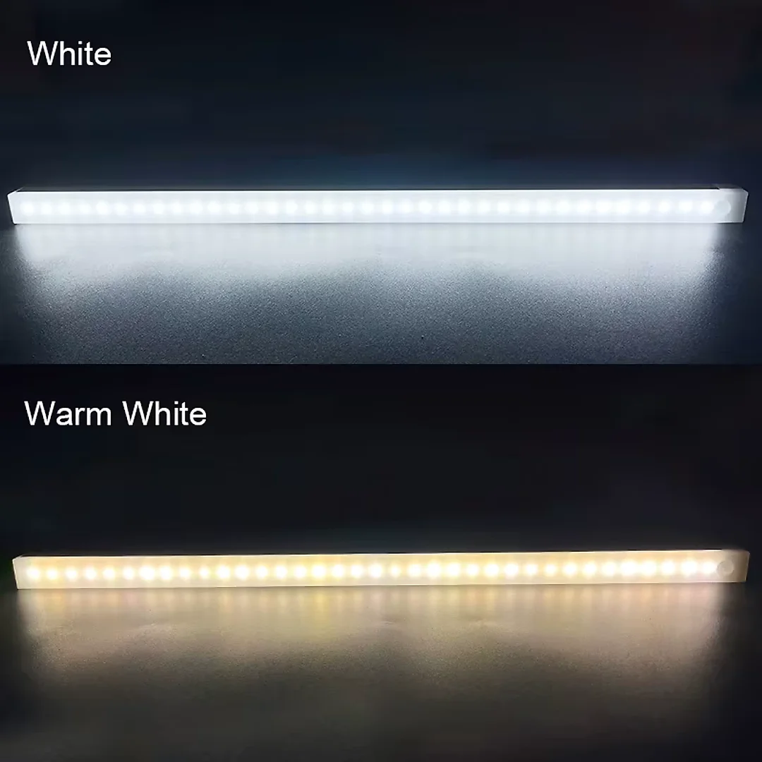 Motion Sensor Closet Light, Rechargeable Under Cabinet Lighting Wireless, USB-C LED Light Bars with 3 Color Temperatures, 2-Pack or 4-Pack