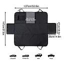 Dog Seat Cover with Mesh Window, Waterproof Scratchproof Back Seat Hammock, Anti-Slip Dog Car Seat Cover for Cars & SUVs