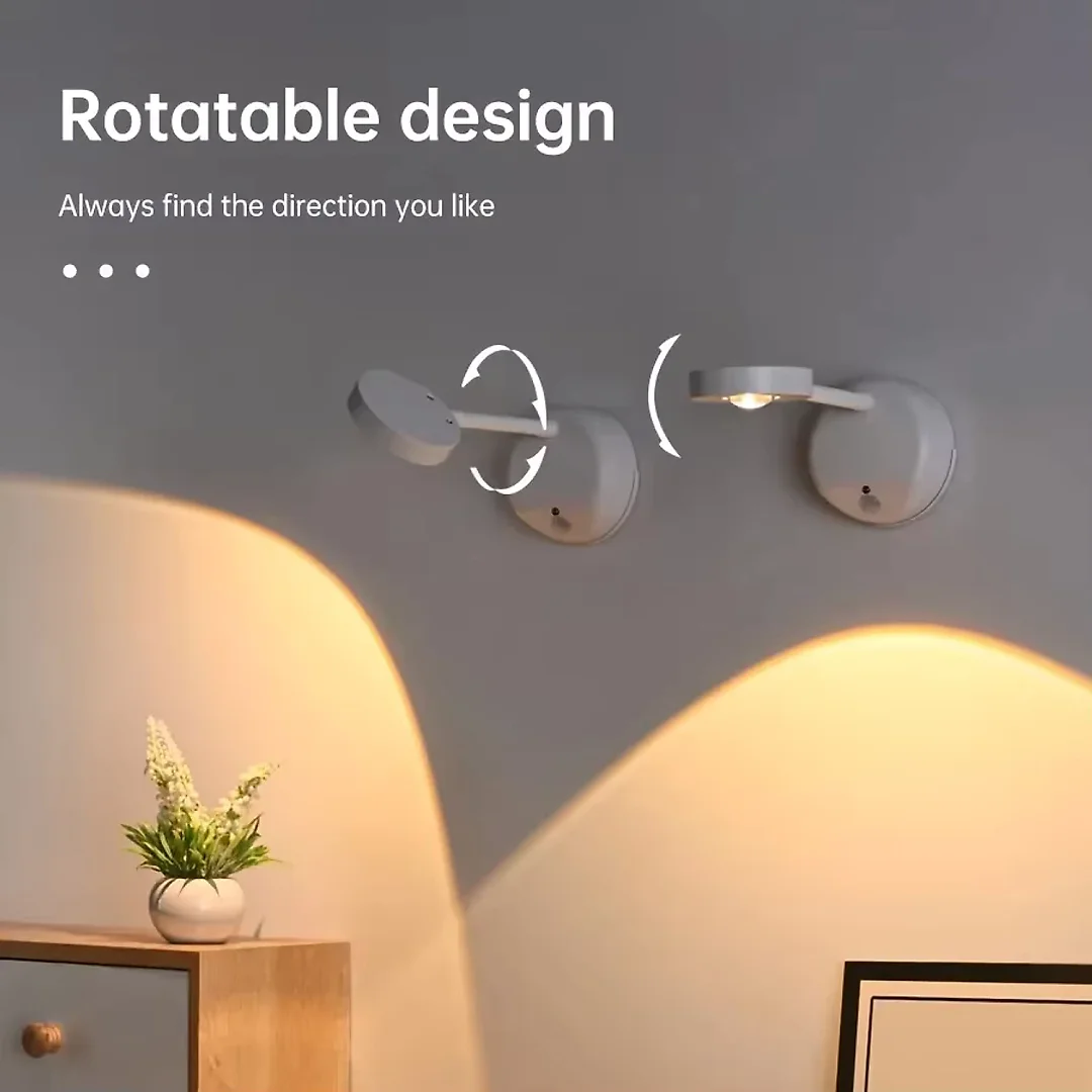 Motion Sensor Spotlight Indoor, Rechargeable Wireless LED Accent Lights for Art & Shelves, 3 Color Temperatures, 2-Pack or 4-Pack