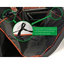 Dog Seat Cover for Back Seat, Heavy-Duty Oxford Waterproof Dog Hammock, Scratchproof Cushioned Car Seat Protector for Trucks & SUVs