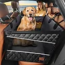 Back Seat Extender for Dogs, Waterproof Dog Car Hammock Platform with Non-Slip Suction Cups for Medium & Large Dogs, Universal Fit