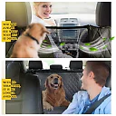 Dog Seat Cover with Mesh Window, Waterproof Scratchproof Back Seat Hammock, Anti-Slip Dog Car Seat Cover for Cars & SUVs