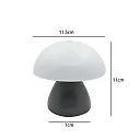 Mushroom Lamp, Cordless Rechargeable Mini Table Lamp with Touch Control, Battery Operated LED Night Light for Bedroom, Nursery & Cafe