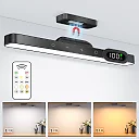 Rechargeable LED Light Bar, Dimmable 2500mAh Under Cabinet & Vanity Makeup Light with 3 Color Temperatures, Touch or Remote Control