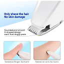 Dog Paw Trimmer with LED Light, Mini Rechargeable Dog Trimmer for Paw Pads, Face & Ears, Cordless Portable Pet Shaver