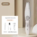 Dog Paw Trimmer with Hair Suction, 2-in-1 Rechargeable Pet Trimmer for Paws, Ears & Face, Low-Noise & Mess-Free Grooming