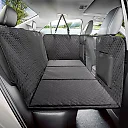 Hard Bottom Dog Seat Cover, Back Seat Extender for Large Dogs, Waterproof Detachable Car Platform for Cars & SUVs, 50 x 24 in