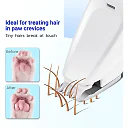 Dog Paw Trimmer with LED Light, Mini Rechargeable Dog Trimmer for Paw Pads, Face & Ears, Cordless Portable Pet Shaver