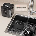 Automatic Cat Feeder with Timer, Programmable Pet Food Dispenser with LCD Display for Cats & Dogs, Wi-Fi App or Button Control