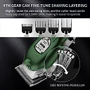 Professional Dog Clippers, All-Metal Cordless Rechargeable Dog Grooming Clippers with Digital Display & Guide Combs, Low Noise