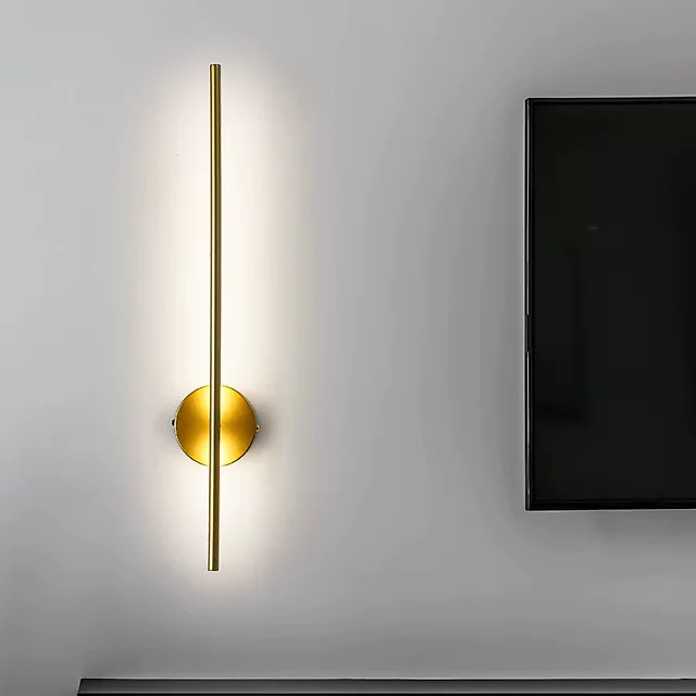 Magnetic Rechargeable Wall Lamp, 20 Inch Battery Operated LED Wall Sconce, Wire-Free Dimmable Linear Wall Light for Hallway & Bedroom