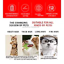 Dog Grooming Kit with Clippers, Rechargeable Cordless Dog Clippers with Guide Combs, Scissors & Nail Clipper Options for Dogs & Cats