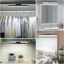 Rechargeable LED Light Bar, Dimmable 2500mAh Under Cabinet & Vanity Makeup Light with 3 Color Temperatures, Touch or Remote Control