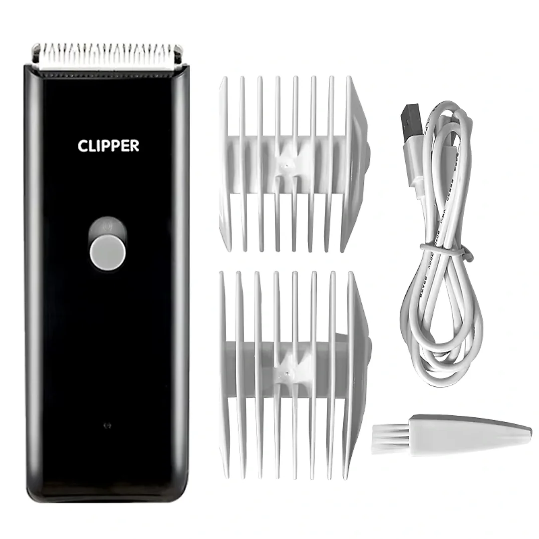 Low Noise Dog Clippers, Cordless Rechargeable Pet Hair Trimmer for Dogs, Cats & Puppies, Lightweight Home Grooming Clipper