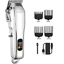 Professional Dog Clippers Cordless, Low-Noise Rechargeable Pet Hair Clipper for Dogs & Cats, Home Grooming Trimmer