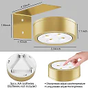 Battery Operated Picture Lights with Remote, Magnetic LED Puck Art Spotlights, Dimmable with Timer & 3 Color Modes, 3-Pack or 6-Pack