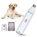 Dog Nail Grinder Rechargeable, Quiet 2-Speed Electric Dog Nail Trimmer for Small, Medium & Large Dogs, Gentle Paw Grooming