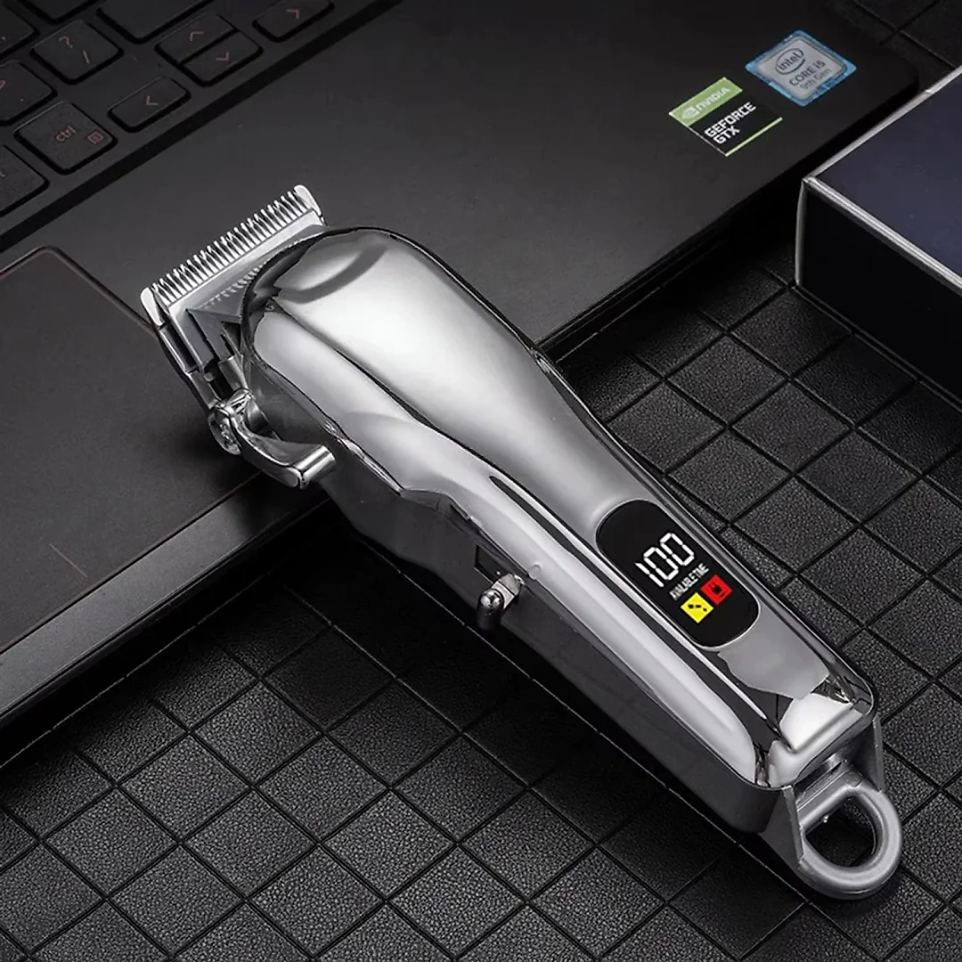Professional Dog Clippers Cordless, Low-Noise Rechargeable Pet Hair Clipper for Dogs & Cats, Home Grooming Trimmer
