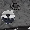 Dog Car Seat for Small & Medium Dogs, Waterproof Pet Booster Seat with Storage Pockets, Non-Slip Portable Travel Bed for Back Seat