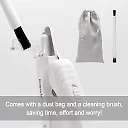 Quiet Dog Nail Grinder with 2 LED Lights, Rechargeable Dog Nail Trimmer for Small, Medium & Large Dogs and Cats