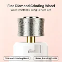 Pet Nail Grinder with Diamond Grinding Wheel, USB Rechargeable Dog Nail Trimmer for Dogs & Cats, Compact Electric Nail File