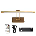 Rechargeable Picture Light 16 Inch, Cordless 4400mAh LED Art Light with Remote & Dimming, Wireless Painting Light, Black