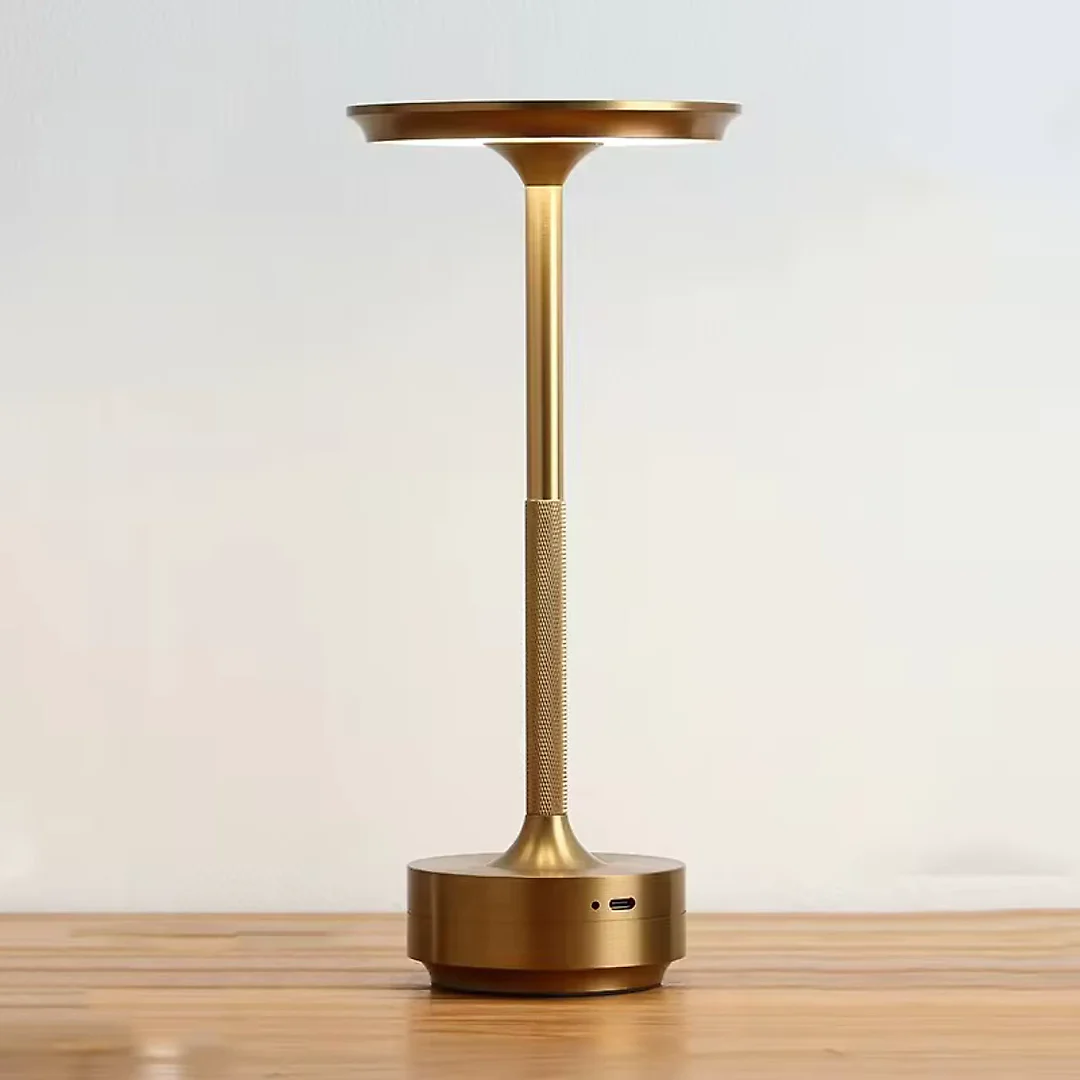 Cordless LED Table Lamp, Rechargeable USB-C Touch Lamp with Dimmable Light, Battery Operated Bedside & Dining Lamp
