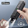 Professional Dog Nail Grinder with 2 LED Lights, Quiet Rechargeable Dog Nail Trimmer with Dust Cap for Dogs & Cats