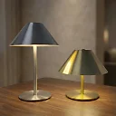 Cordless Dome Table Lamp, Rechargeable LED Touch Lamp with 3 Color Temperatures & Dimming, Battery Operated Bedside Lamp, Small & Large