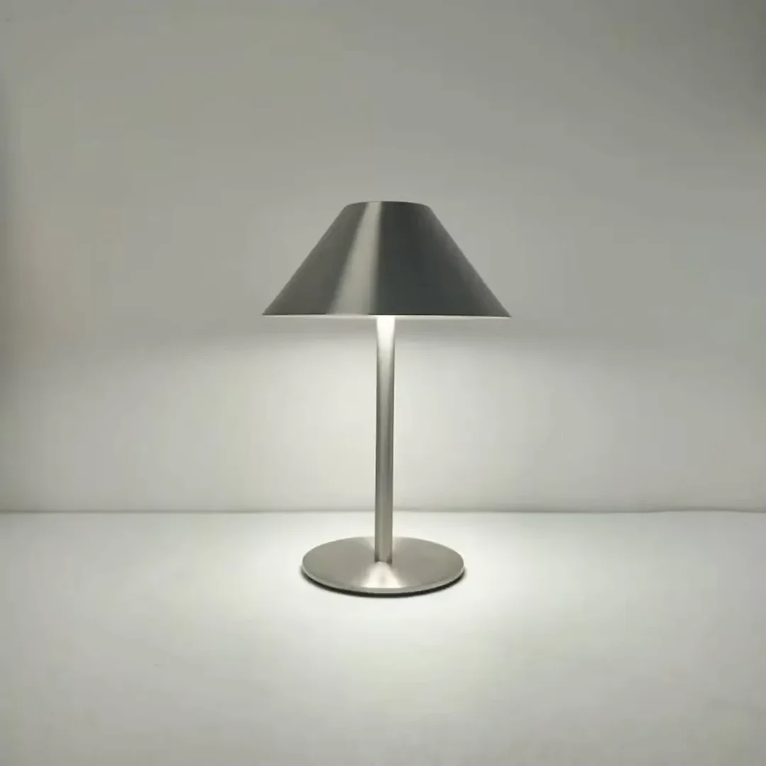 Cordless Dome Table Lamp, Rechargeable LED Touch Lamp with 3 Color Temperatures & Dimming, Battery Operated Bedside Lamp, Small & Large