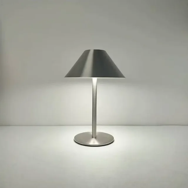 Cordless Dome Table Lamp, Rechargeable LED Touch Lamp with 3 Color Temperatures & Dimming, Battery Operated Bedside Lamp, Small & Large