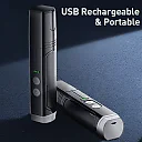 Professional Dog Nail Grinder with 2 LED Lights, Quiet Rechargeable Dog Nail Trimmer with Dust Cap for Dogs & Cats