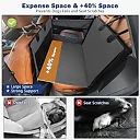 Back Seat Extender for Dogs, Waterproof Dog Car Hammock Platform with Non-Slip Suction Cups for Medium & Large Dogs, Universal Fit