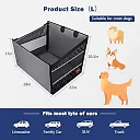 Back Seat Extender for Dogs, Waterproof Dog Car Hammock Platform with Non-Slip Suction Cups for Medium & Large Dogs, Universal Fit